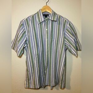 Lands' End Traditional Fit Men's M (15-151/2) Casual Button Shirt